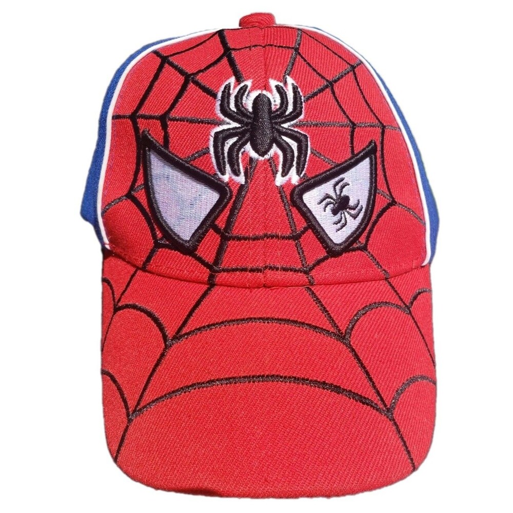 Marvel Spider-Man Youth Baseball Cap Adjustable  Red Adjustable Hat Kids OSFM